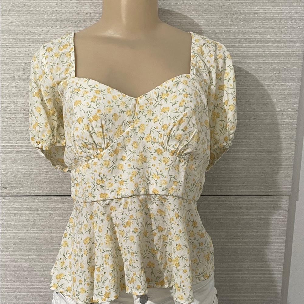 Trixxi Yellow Floral Dress XL